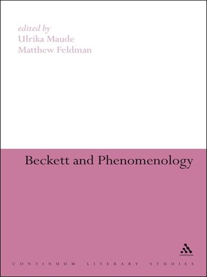 cover image of Beckett and Phenomenology